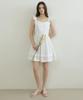 Riorg Fra Lace Frill Sleeveless Mini Ops White