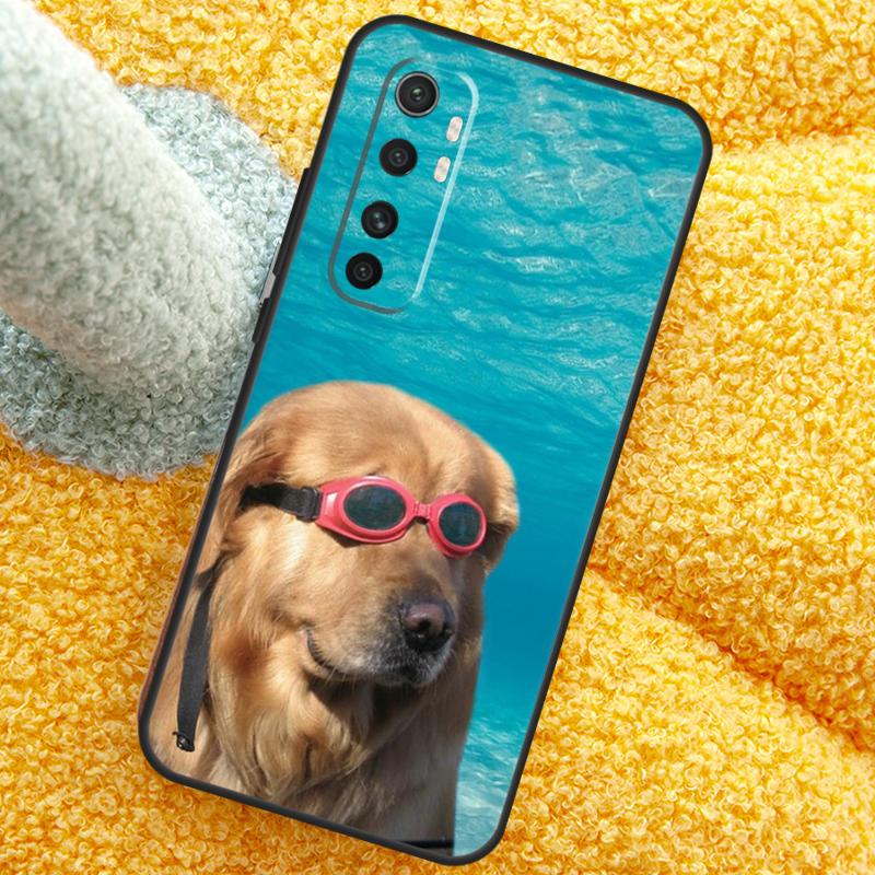 Cartoon Golden Retriever Hund Hülle Für Xiaomi 15 14 Ultra 13T 14T 15T 17 Pro Max Abdeckung Für POCO X7 F8 Pro X3 X5 X6 F5 F6 F7