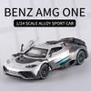 1/24 Scale BENZ AMG ONE Sports Car Models Alloy Diecast Toy Vehicle W/ Sound and Light