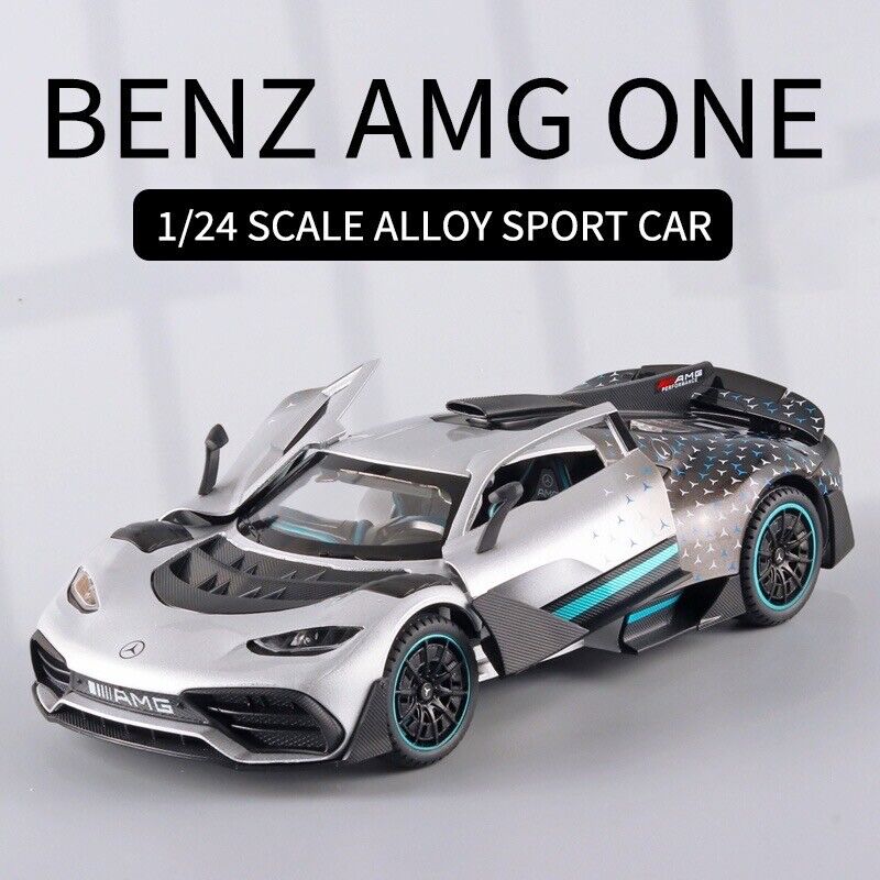1/24 Scale BENZ AMG ONE Sports Car Models Alloy Diecast Toy Vehicle W/ Sound and Light