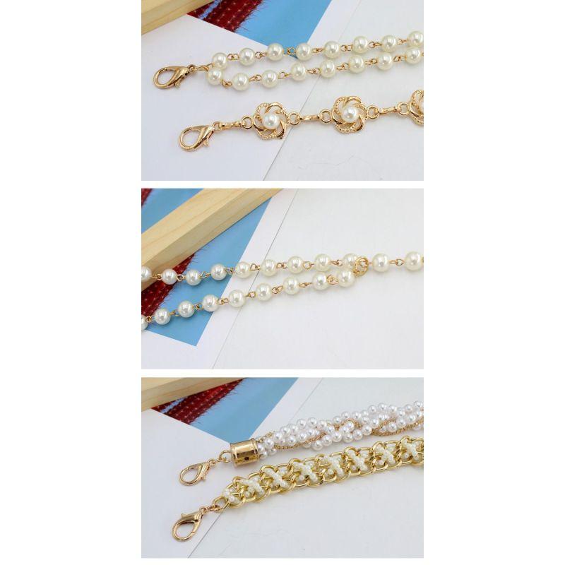 New Pearl Tassel Women's Sweet Decorative Dress Pearl Waist Chain Korean Version Versatile Multi-Layered Fashion Belt