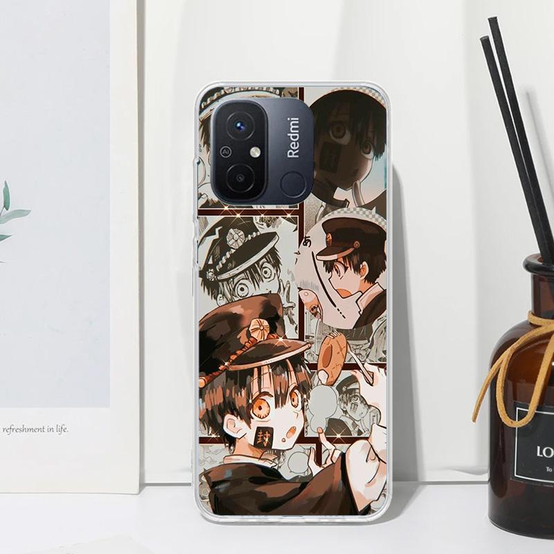 Anime Toilet Bound Hanako Kun Phone Case For Xiaomi Redmi 12C 12 10C 10A 10 9C 9A 9T 9 8A 8 7A 7 6A 6 Pro K70 K40 K20 Fundas Bac