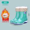 New Pvc Adult Tall Rain Shoes for Women, Wearing Non-slip and Waterproof Thick-soled Rain Boots for Women