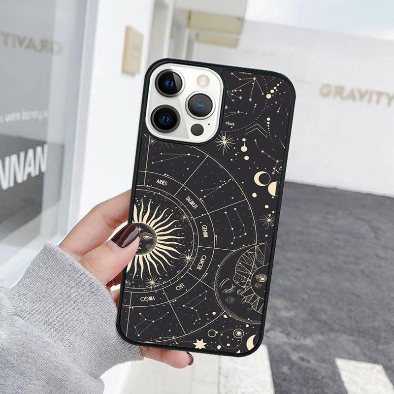 Indian Hand Holding Sun Moon Face Phone Case For iPhone 17 Air 15 16 Cover 11 13 14 Pro Max 12 Plus Max Fundas