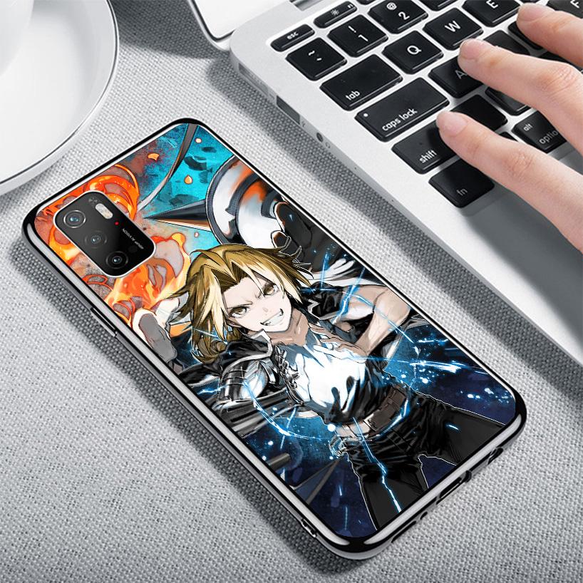 Fullmetal Alchemist Anime Phone Case For Xiaomi Poco X7 X6 X5 Pro F7 Ultra Redmi 15C 15 13C 13 12C 12 10 10A 10C 9 9A 9C 9T Cove