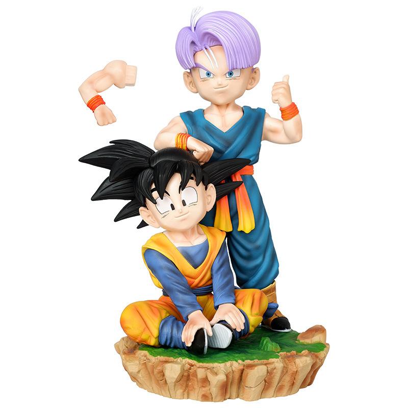 Dragon Ball Figure Violent Bear Sun Wutian Trunks Statue Model Animation Week Model Play Ornament Toy Gift