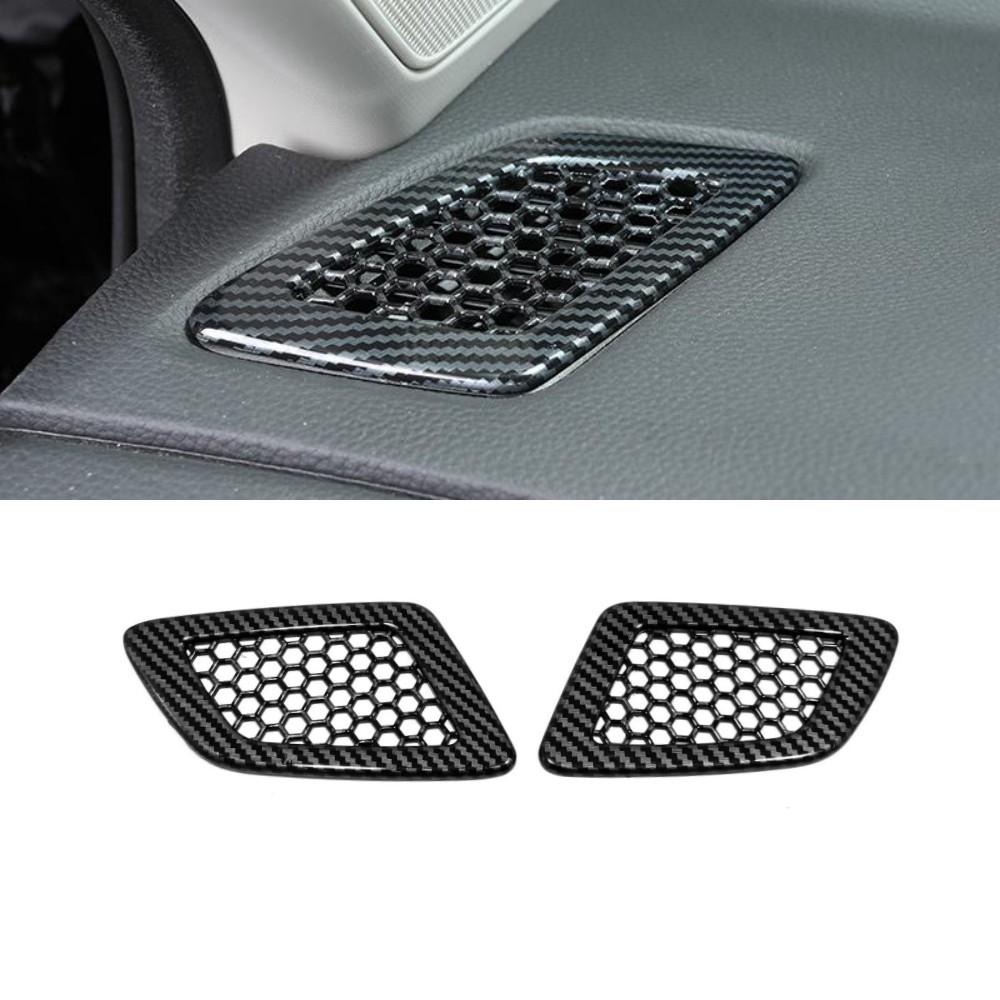 For Honda CRV CR-V 2023 2024 Car Styling Sticker Accessories ABS Wood Grain auto Front Air Condition Vent Outlet Cover Trim