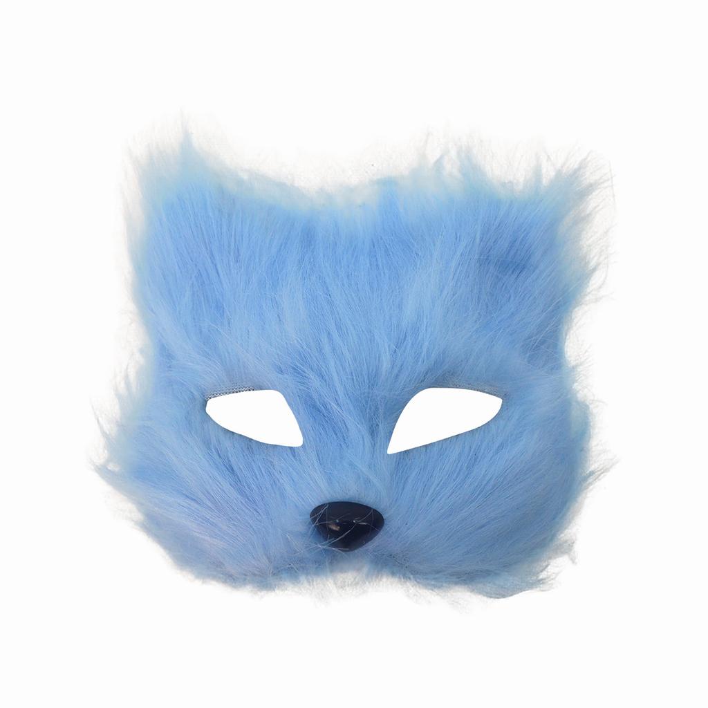 Halloween Animal Cosplay Fox Shape Half Face Eye Mask Sexy Cat Animal Mask Christmas Carnival Party Roleplay Costume Props