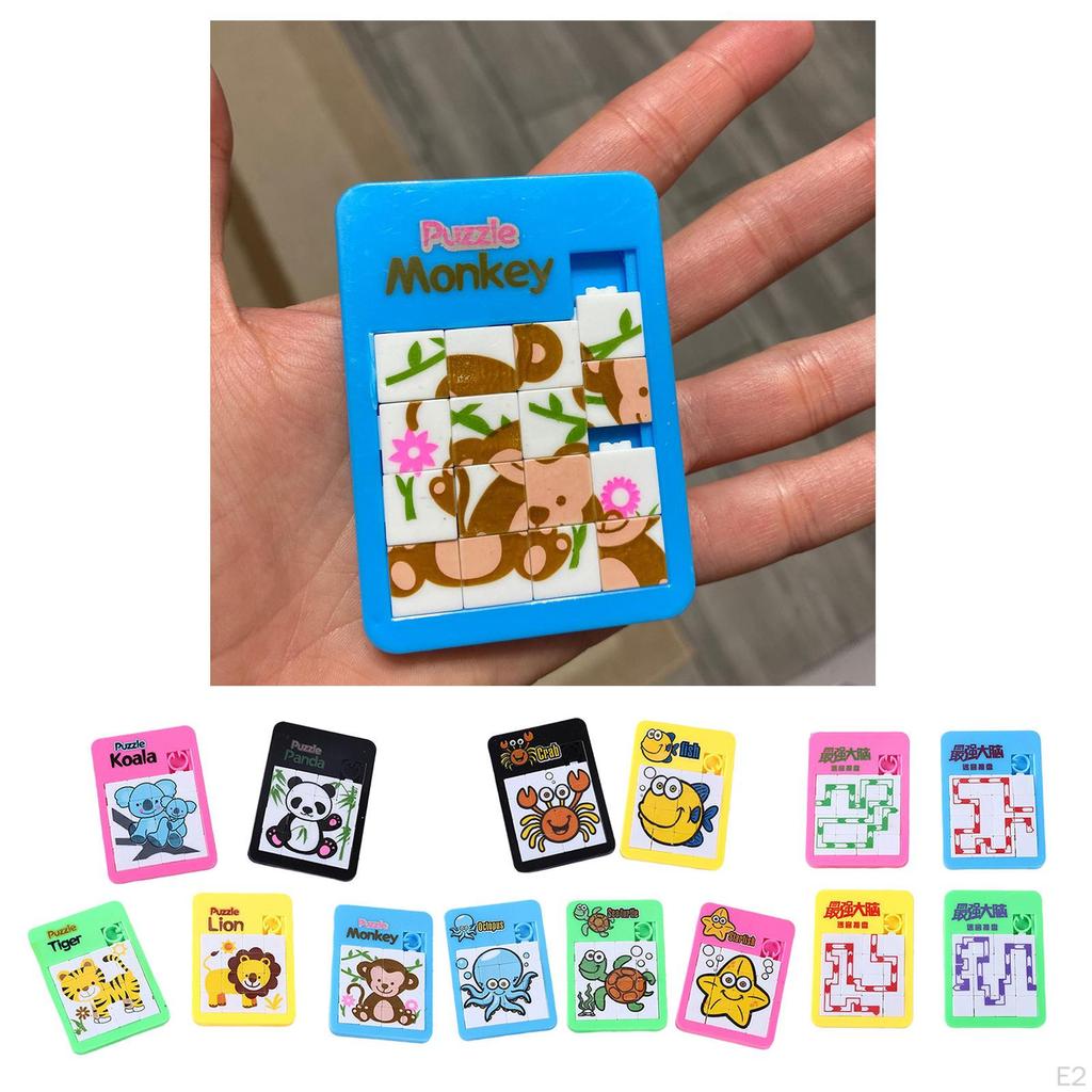 Animal Jigsaw Puzzle Toy Age 3+ Plastic Flash Cards Matching Game Educational Toys Gifts Boys and