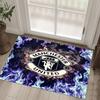 Manchester United FC Design Crystal Velvet Carpet Cozy Non?Slip Printed Rug For Bedroom Living Room Entrance
