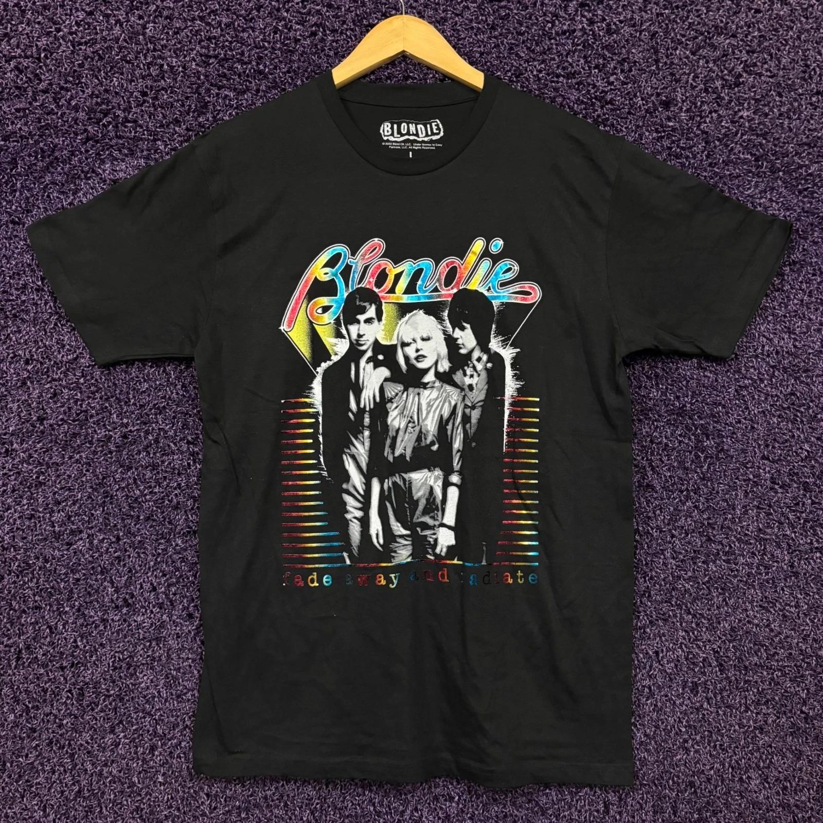 Blondie Fade Away and Radiate Foil T-Shirt Size Large S