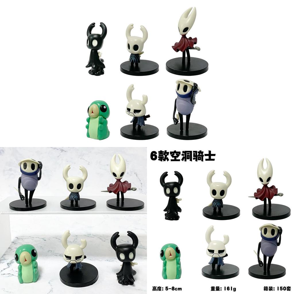 Hollow Knight Collectible Figure Set With Pvc Models For Gaming Enthusiasts