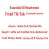 Delin Essential Oil Mouthwash: Freshens breath, eliminates odor, reduces plaque, and cleans your mouth.