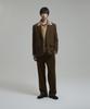 NONBLANK Wool Flannel Loose Fit Jacket_Brown