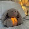 Baby Breathing Bunny Baby Soothing Bunny Plush Doll Toy Baby Kids Soothing Music Sleeping Companions Sound 1Pcs
