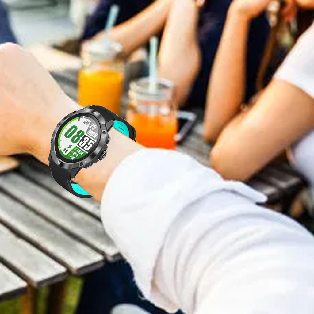 Silicone   Strap Size   Metal Buckle 2 Colors Watch Band for COROS Vertix 2