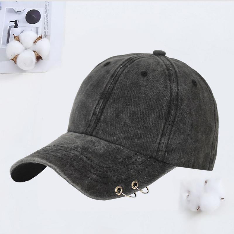 

Versatile retro old washed baseball cap sunshade sun protection peaked cap men s print embroidery men One size