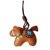 Bag Pendant Imitation Leather Little Horse Charm Fullness Symbol Pendant Multi-Use Bag Car Hanger Keychain