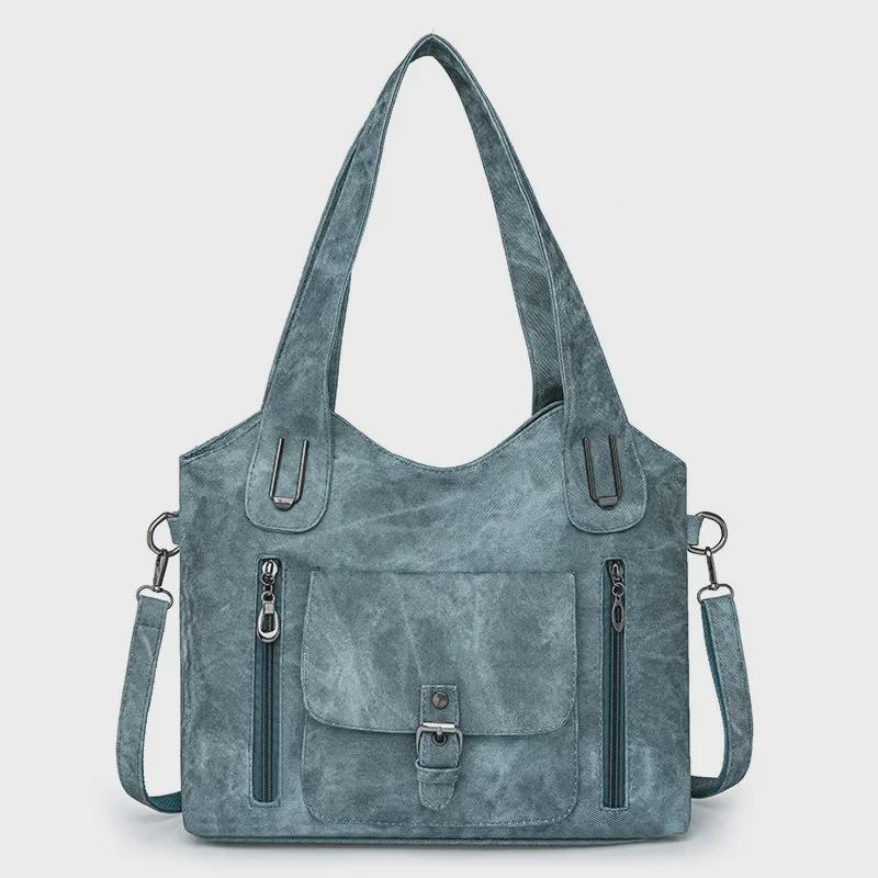 Women's Large Capacity Retro Shoulder Messenger Handbag