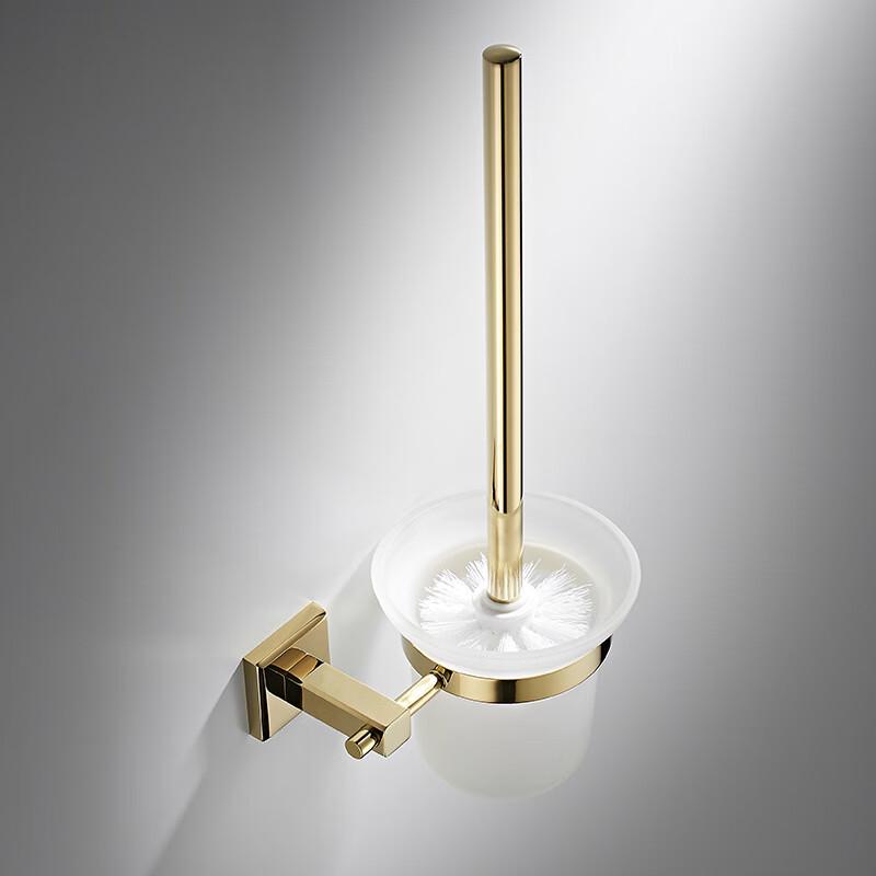 Golden Wall-Mounted Towel Rack