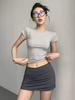 Women's Summer 2026 Slimming A-line Yoga Skort - American Style, Anti-Exposure, Hip-Hugging Sports Skirt