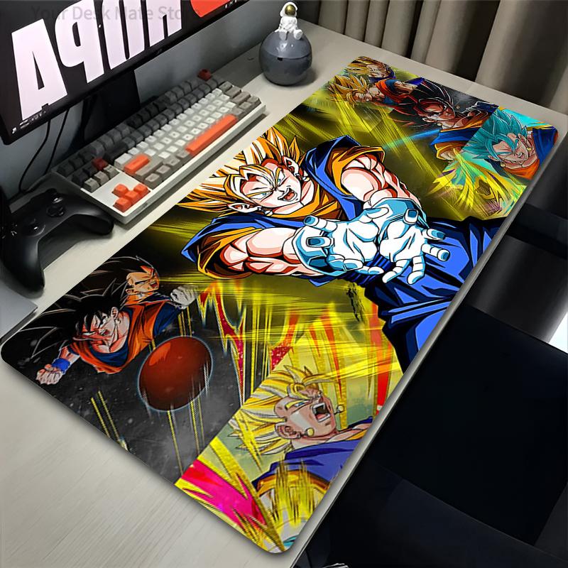 Mouse Pad DBZ Rug Rubber Table Large Gamer Xxl Desk Mat Computer Keyboard Gaming Accessories Carpet Dragon Ball Z Mousepad