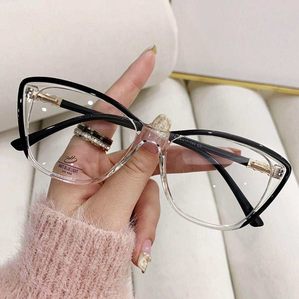 Men Women TR90 Anti-blue Light Glasses Vision Care Luxury Brand Designer Spectacles Eyewear Cat Eye Eyeglasses