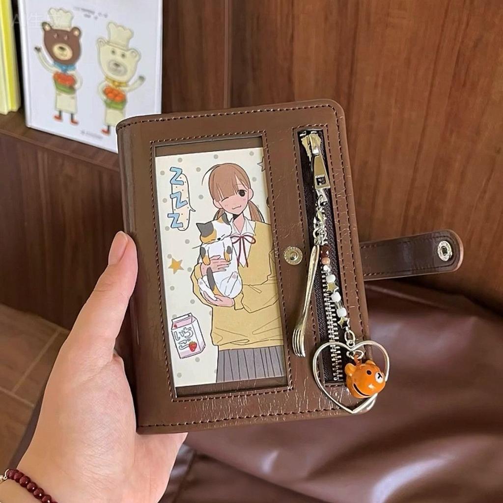 Retro Brown A7 Leather Loose-leaf Hand Ledger High-value Student Portable Notebook