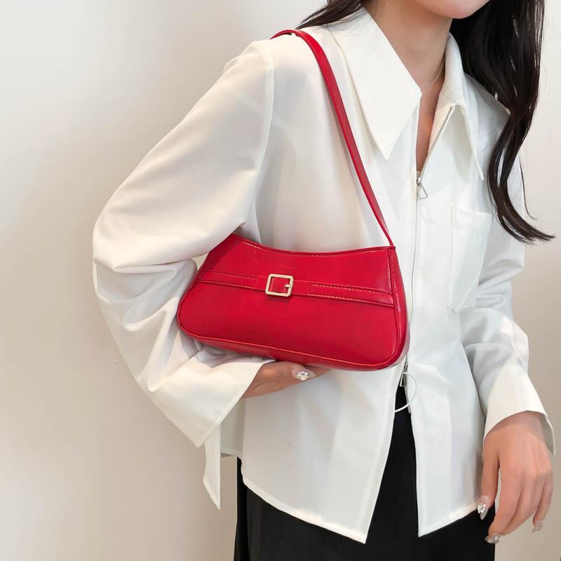 Girls New Simple Women's Bag Handbag Cute 2025 Spring Versatile Ins Casual Bag Shoulder Underarm Bag Women