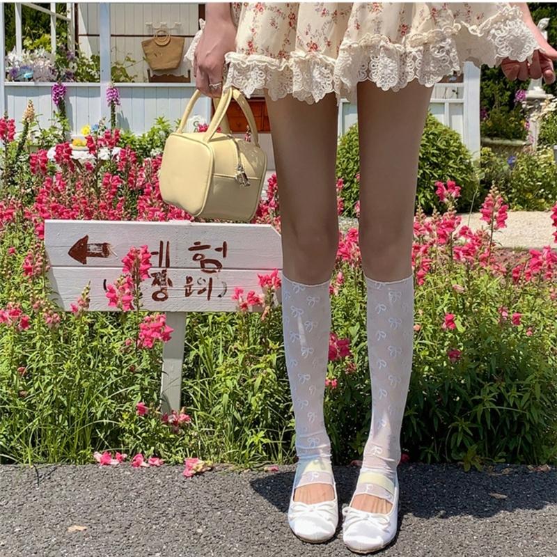Womens Long Arm Leg Sleeves Ultrathin Lace Sun Protective Cooling Ice Silk Arm Leg Covers Fingerless Gloves Accessories