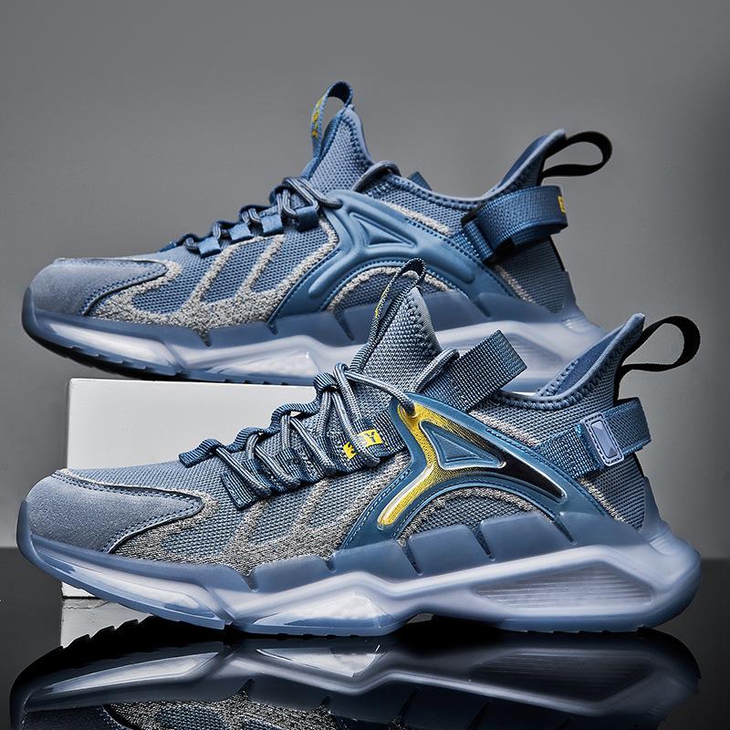

Новая мужская спортивная обувь, модная сетчатая дышащая спортивная повседневная баскетбольная обувь 46