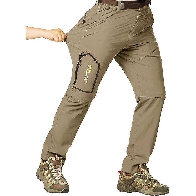 Spring Hiking Tactical Pants Men Waterproof Detachable Fishing Wear Climbing Clothes Quick Dry Anti-UV Trousers