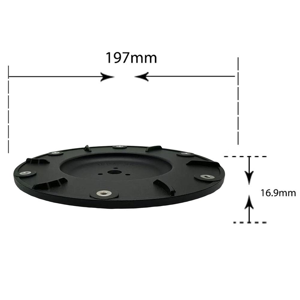 2pcs Robotic Lawnmower Tuning Blade Disc Turntable for Mammotion for LUBA 1 for AWD for LUBA 2AWD Lawn Mower Parts Blade Plate