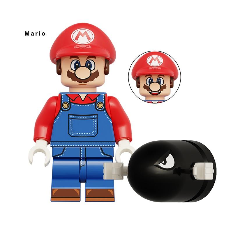 Kdl815 Супер Марио Марио Луиджи Детский Конструктор Игрушка Mario