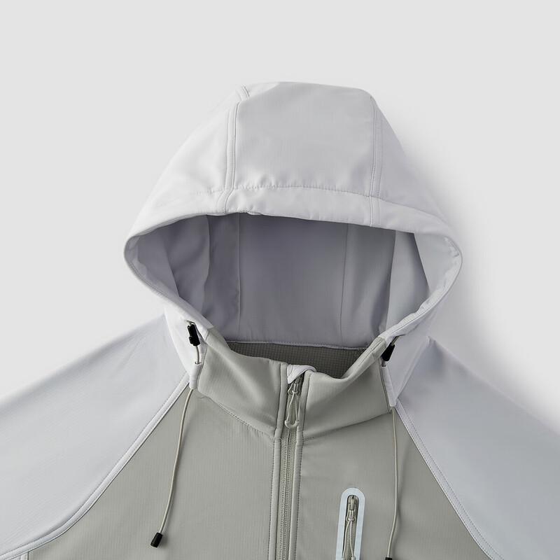 Semir Men's Hooded Color-Block Fleece-Lined Jacket