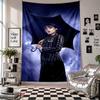 Wall TapestryWednesday Addams Art Hanging Cloth Decorative Background Cover for Room Decoration