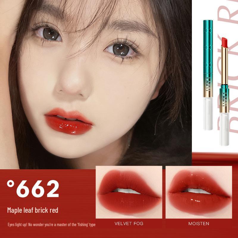 Lan Yi Farbfixierender, wasserfester, langanhaltender Lippenstift im Farbton Zimt-Milchtee