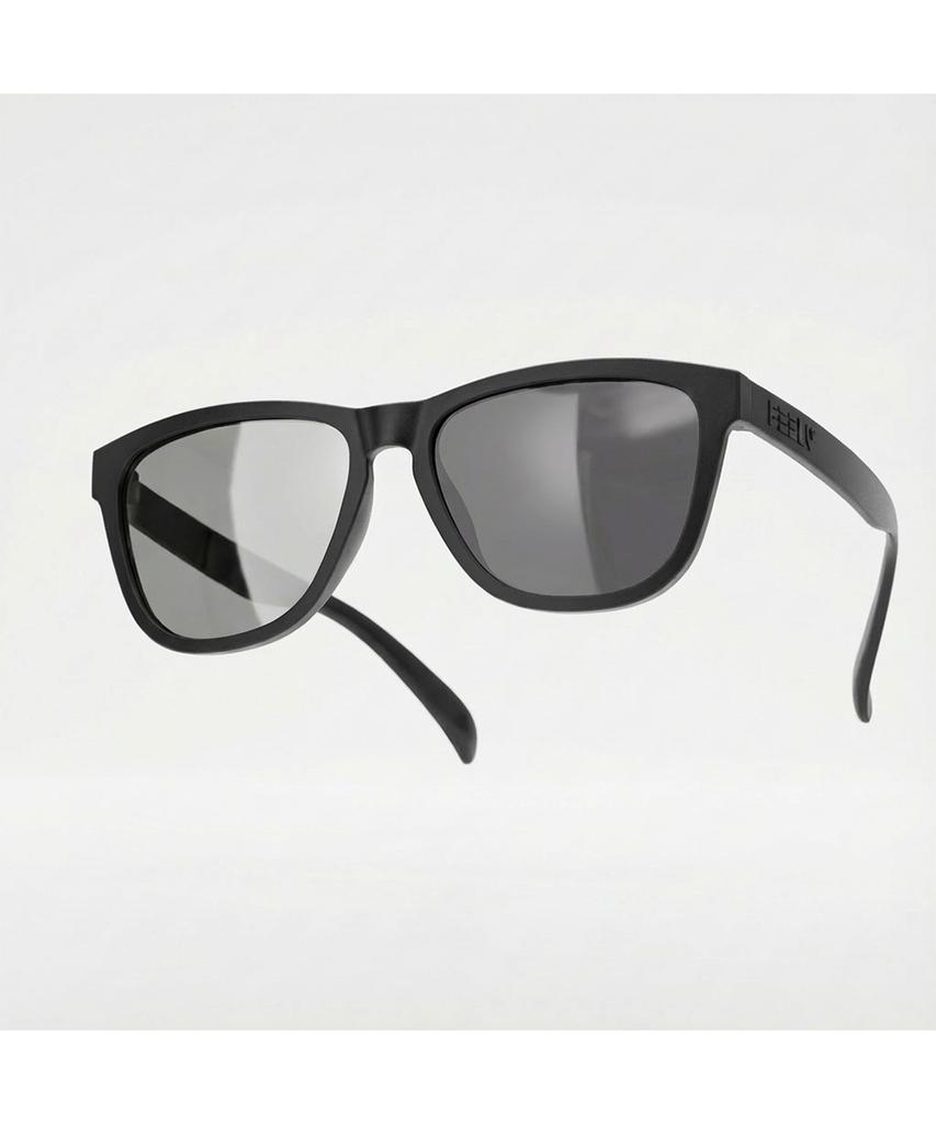 Pilli Neon Sports Sunglasses L Size (Shiny Black Smog Photochromic Polarized)