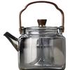 Yipan Borosilicate Glass Teapot with Walnut Handle