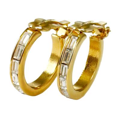 Vintage Ohrringe Vintage Accessoires Creolen Made in Canada 124025 [Raport Selection] D'ORLAN [Artikel]