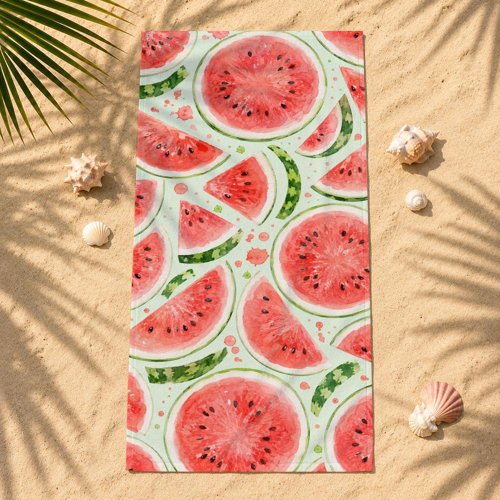 Summer Fruits Towel Five-Star Hotel Quality Eco-Friendly Ultra Soft Thick Towels & Beach Towels Gym Shower
