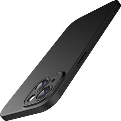 Luxusní matný silikonový měkký kryt pro iPhone 16 15 14 Plus 13 12 Mini 11 Pro Max Pevný černý zadní kryt s matným ultra tenkým pouzdrem