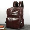 Genuine Leather Large-capacity Fashionable Double-shoulder Backpack for Business Commuting and Multi-functional Use