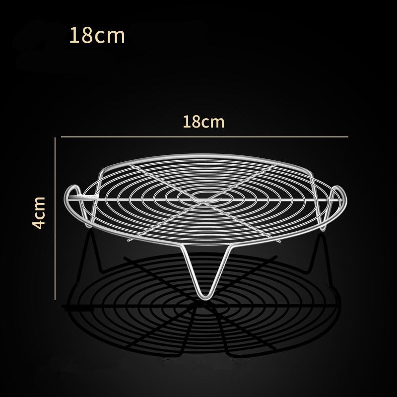 Stainless Steel Steamer Household Pressure Cooker Rice Steaming Rack Cookware Heat Insulation Shelf Home Kitchen Accessories