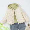 Weiße Daunenjacke für Jungen und Mädchen, mittlere und ältere Kinder, Daunen-Innenjacke, Langarm, locker, verdickt, Schuluniform-Artefakt