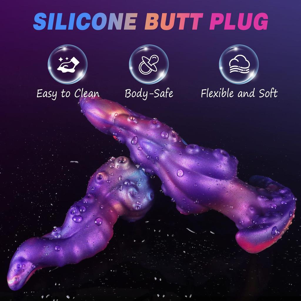 Colorful Octopus Tentacles Anal Plug Wearing A Phallus Training Tentacles In The Backyard  Dilators Sex Products  Alternative Toys