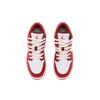Jordan Air Jordan 1 Low Top Vintage Basketball Shoes Women's White Red Black FJ3465-160(Team-)