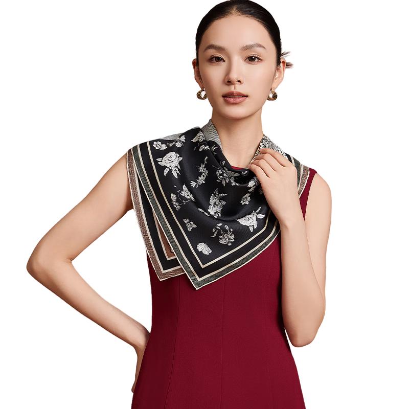 Shanghai Story 100% Mulberry Silk Scarf Shawl
