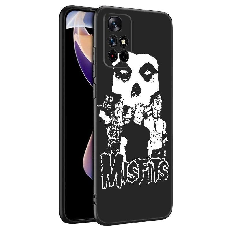 The Misfits Glenn Danzig Phone Case For Xiaomi Redmi Note 7 8 8T 9 9S 10 10S 10T 11 11S 4G 11E 11T Pro 5G Soft TPU Black Cover