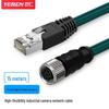 High-Flex M12 To RJ45 Cat6 Industrial Camera Cable
